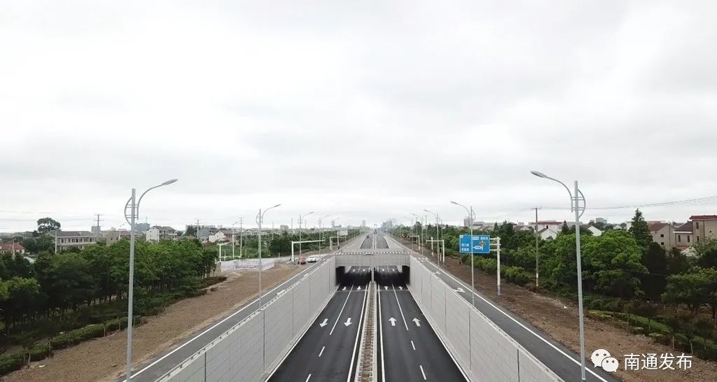 项目建成后,全程无红绿灯,骑岸高速出口至通州湾示范区行驶时间由40