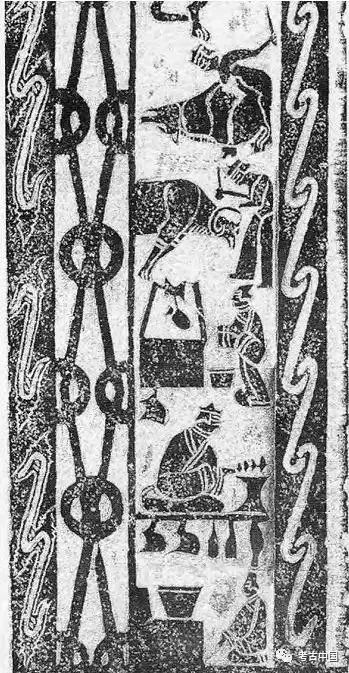 陕西绥德四十铺汉墓墓门画像拓片 (局部)前文引张家山汉简《奏谳书