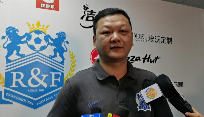 富力俱乐部总经理洪友强 苏荇/摄