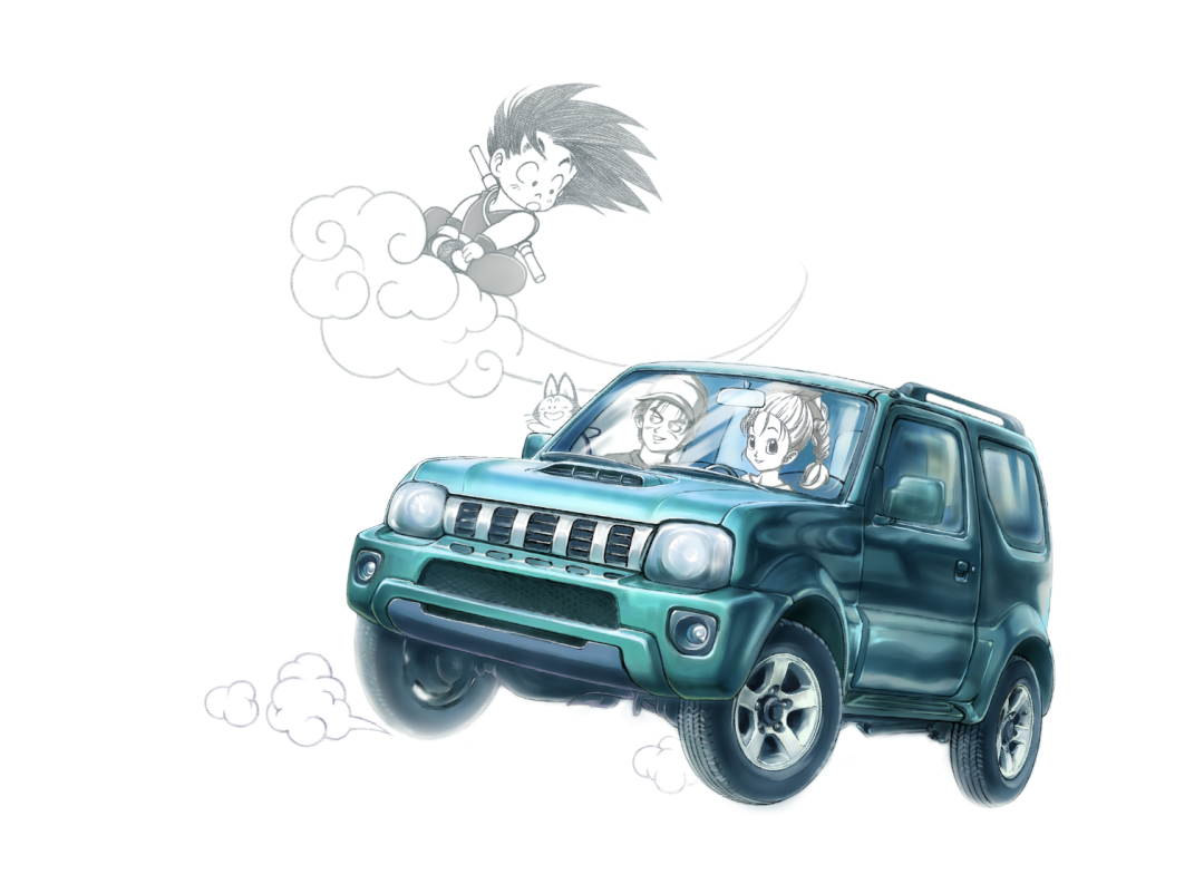 出处:《七龙珠》铃木吉姆尼(jimny)越野车