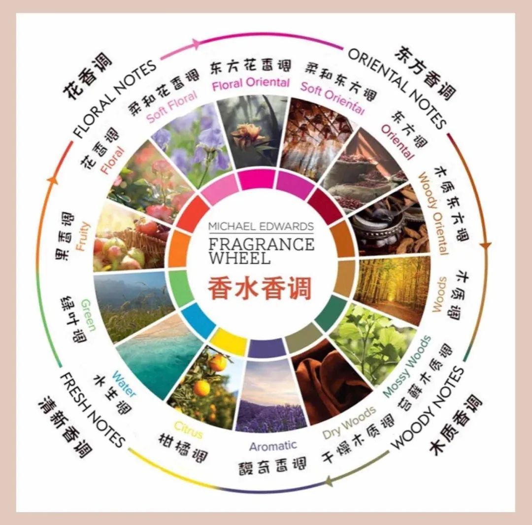 可以了解啦~我这里不一一细说了而这四个大类又细分了很多小类花香调