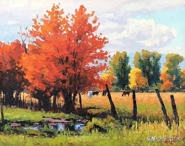 美国画家道格拉斯·阿加德油画令人无限遐想的田园生活，太美了|道格拉斯 ...