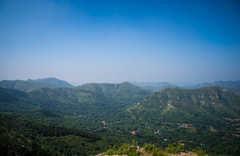 青州十景|劈峰夕照,赏奇观美景