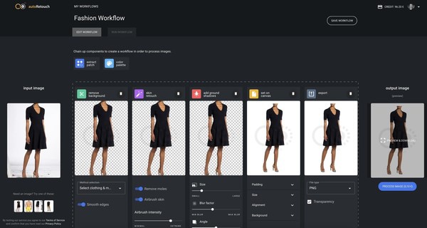 autoRetouch推出自动化批量处理时尚产品图像服务