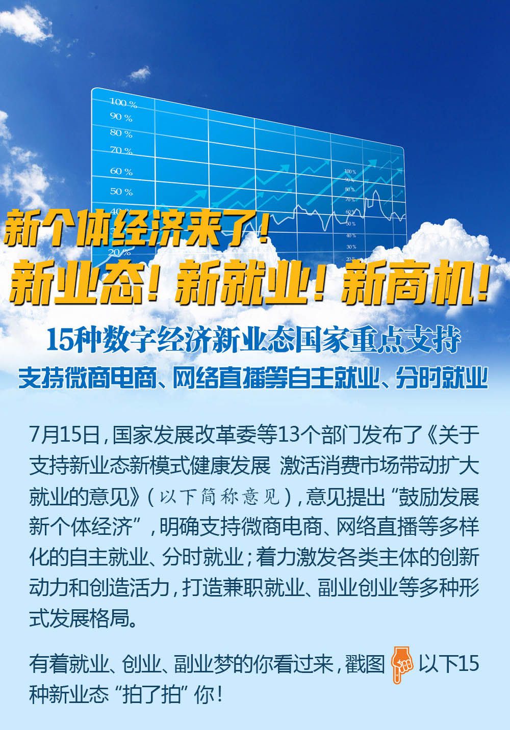 新个体经济来了新业态新就业新商机
