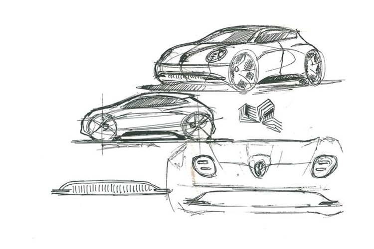 欧拉新车设计手稿曝光 成都车展亮相