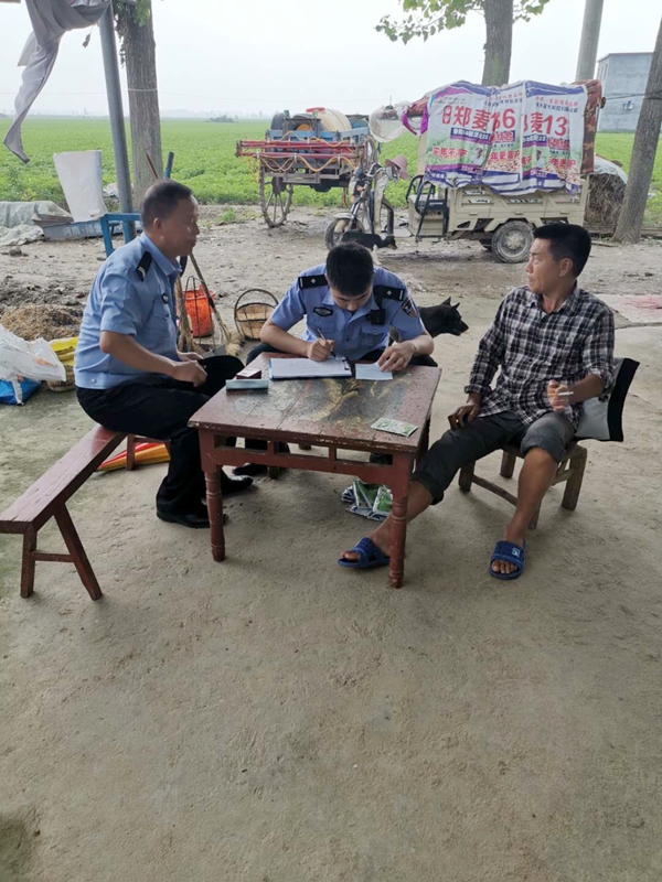 正阳民警实地探访 解民忧 促人与自然