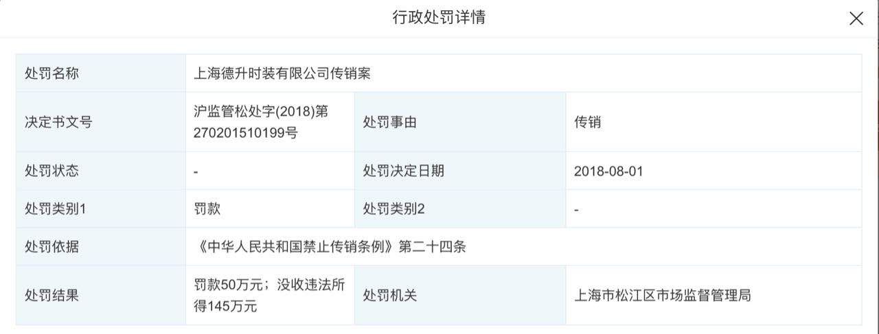 ▲姬剑晶参股的公司曾因“传销”受罚。