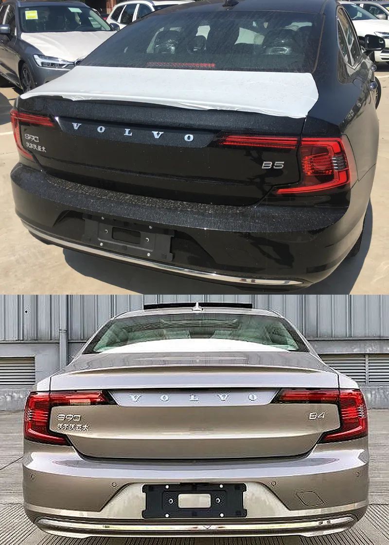 新款国产沃尔沃s90实车曝光外观内饰调整车型尾标变更