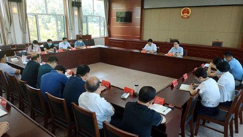 潍坊青州市人大机关传达学习青州市重点工作推进会议精神