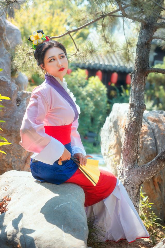 迪士尼花木兰cosplay