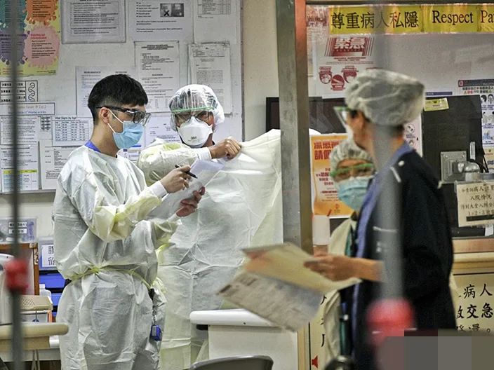 香港医护人员 图自港媒
