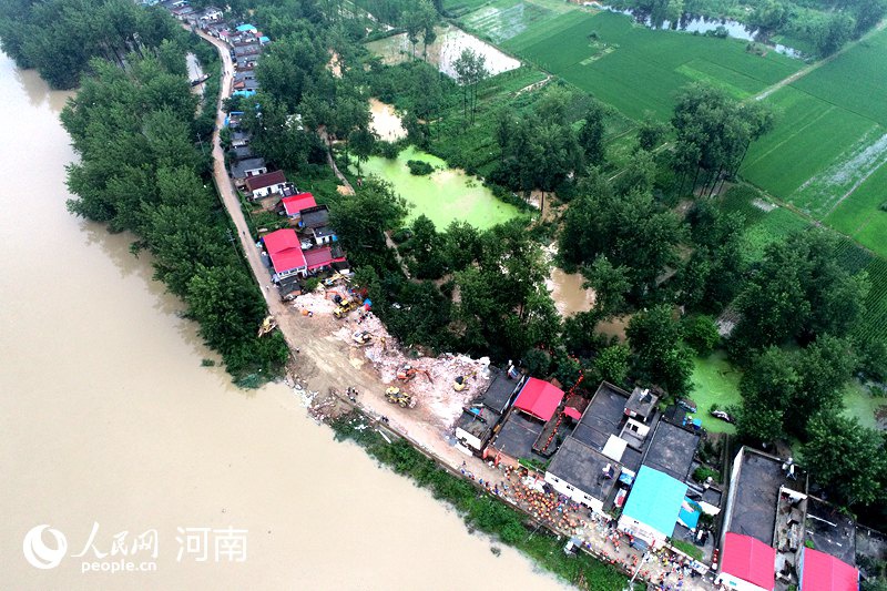 科学防汛 水利部门鏖战击退史灌河"7·19"洪水|史灌河|固始县|水利厅