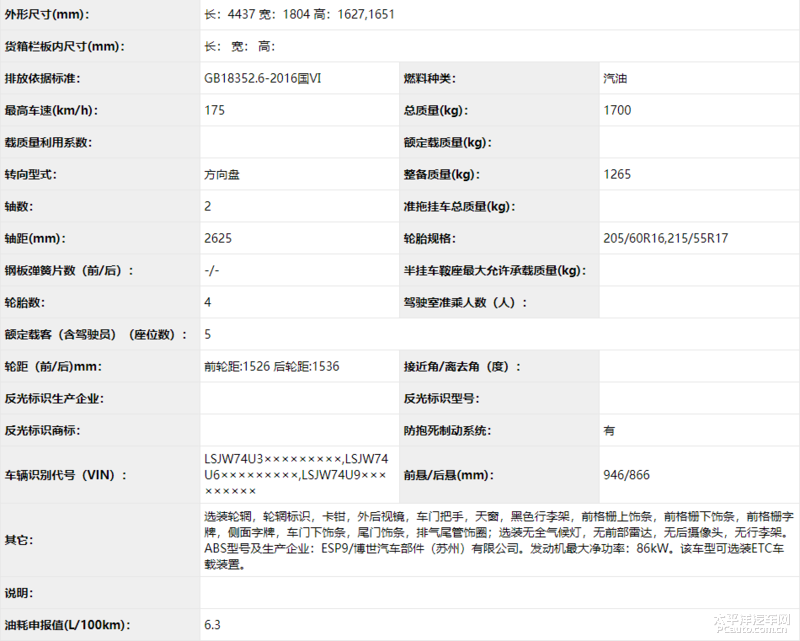 新款荣威RX3实车曝光 全新前脸设计/车身加长