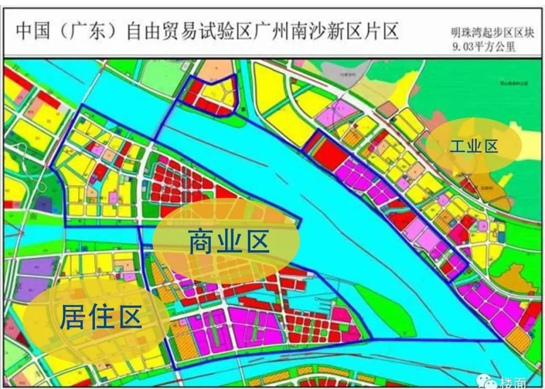 南沙规划图从规划图来看,南沙规划清晰,功能分区明确.