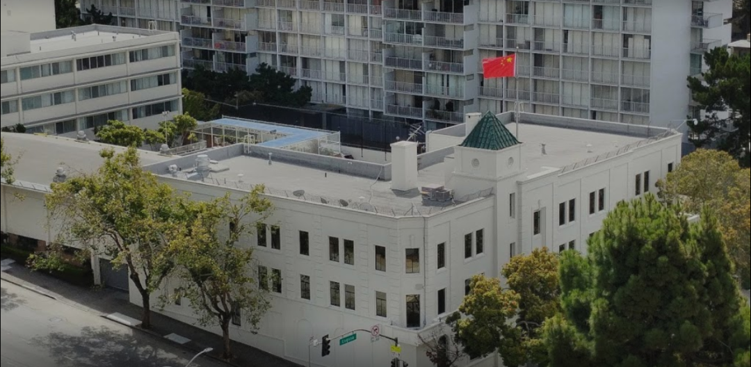中国驻旧金山总领事馆 图源:谷歌地图