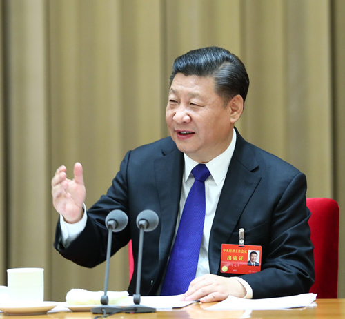2017年12月18日至20日，中央经济工作会议在北京举行。中共中央总书记、国家主席、中央军委主席习近平发表重要讲话。新华社记者 谢环驰 摄
