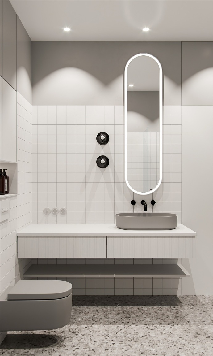 90㎡轻奢三房，艺术品这么用太有腔调