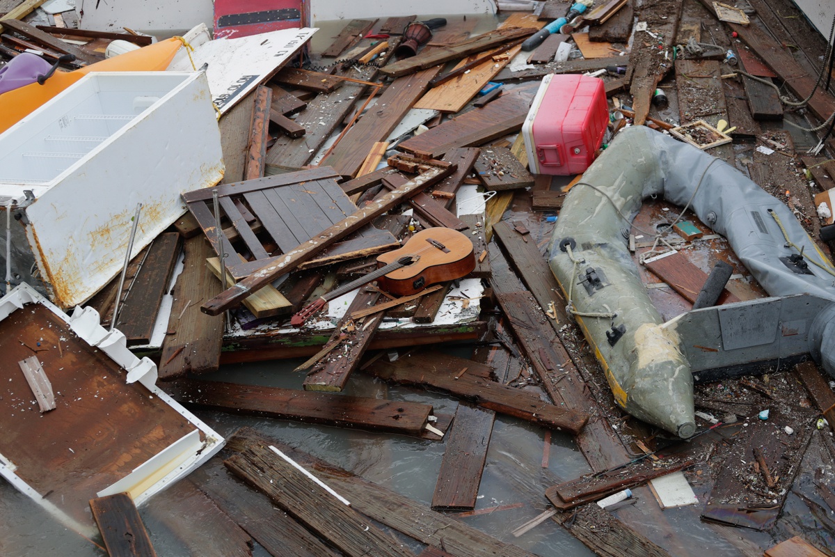 图集疫情之下飓风汉娜袭击得克萨斯州民众避灾