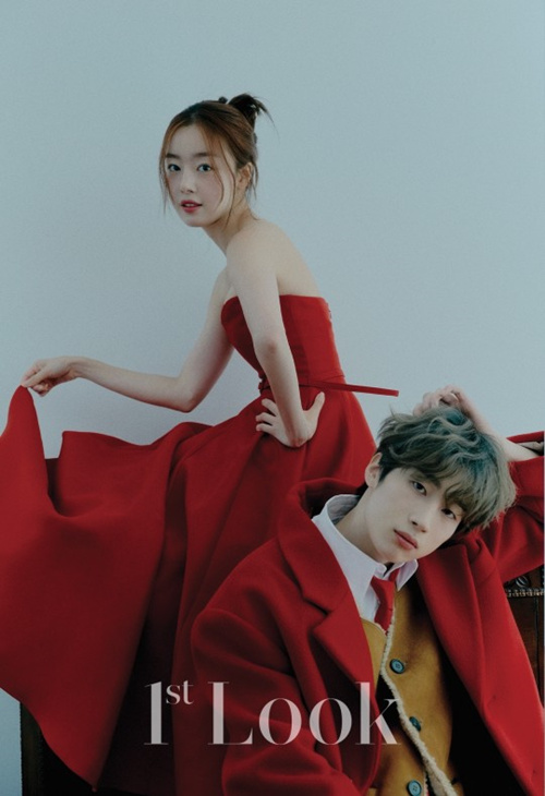 韩善花x韩胜宇真姐弟化学反应出道后首次画报合体