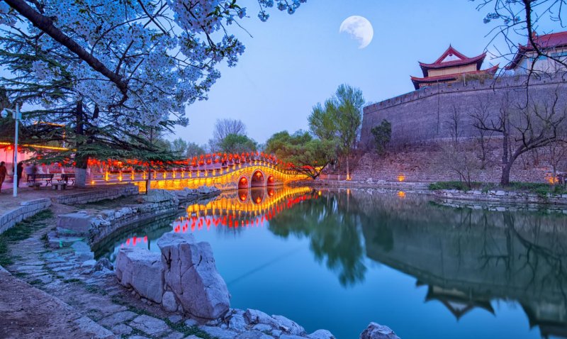 青州十景|群贤毕至，闲看秀丽风景 静听流水潺潺