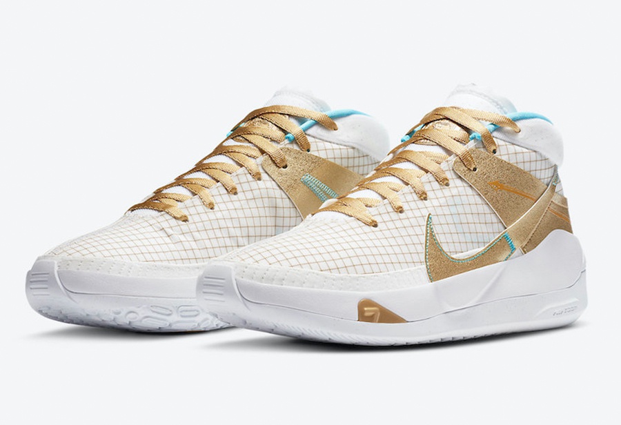 白金配色尽显奢华!nike kd13 "eybl" 发售日期定了!