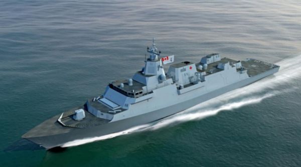 洛马公司为加拿大设计的未来战舰电脑效果图(美国雅虎新闻网站)