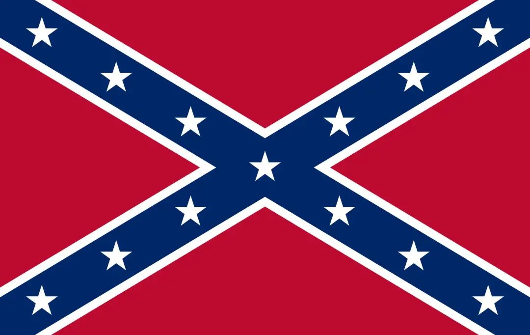 南方邦联旗帜（资料图）