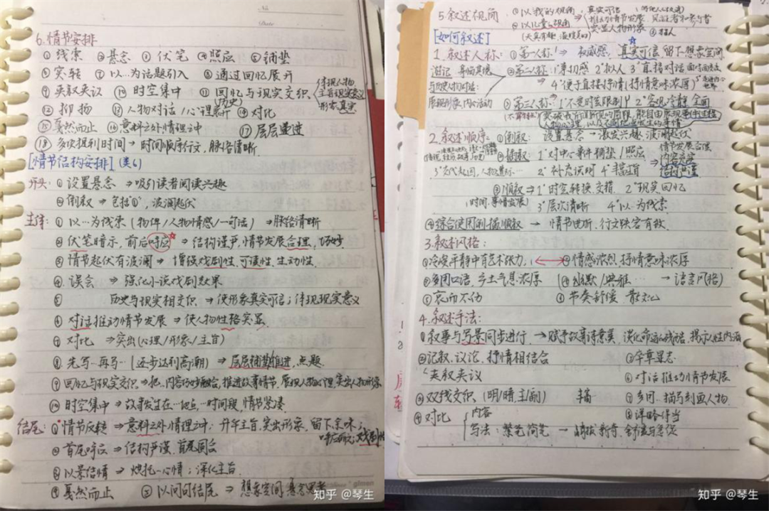 看到武汉美女状元的学霸笔记才知道,牛逼的人早就牛逼了