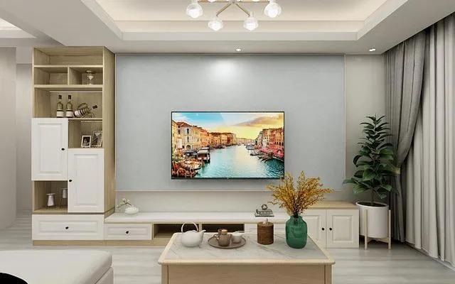 电视背景墙 定制柜,功能多实用又漂亮