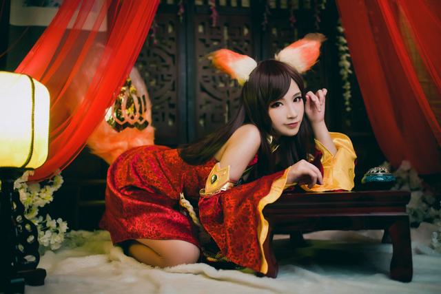 王者荣耀少女阿狸妲己cosplay