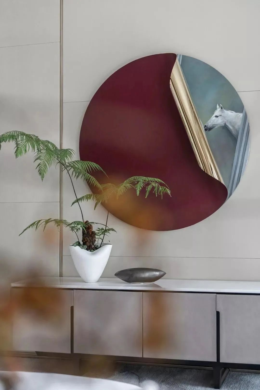 125平新中式四居,横厅格局,通透敞亮,长辈房床头屏风,太漂亮了!