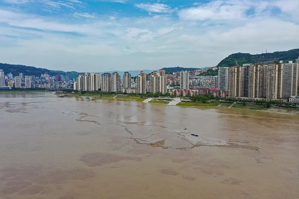 今年最大洪水过境万州附大量图片