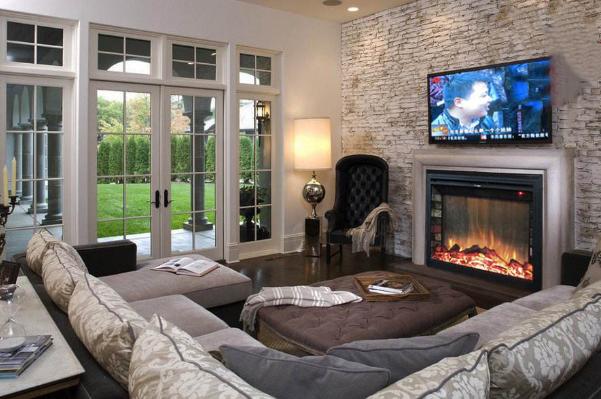 壁炉不燃烧反而当成装饰?这么设计让家的艺术感提升不止一个等级