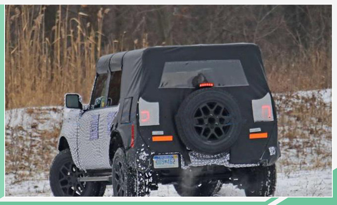 吊足粉丝胃口 曝福特2021款Bronco最新预告图