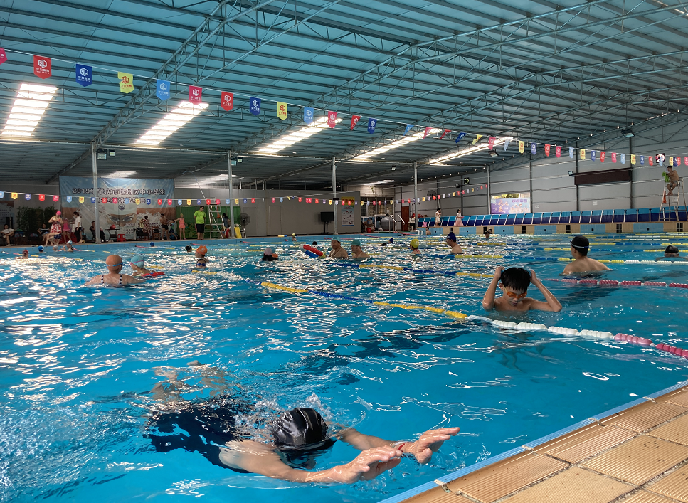 端州城区的游泳场馆已开放