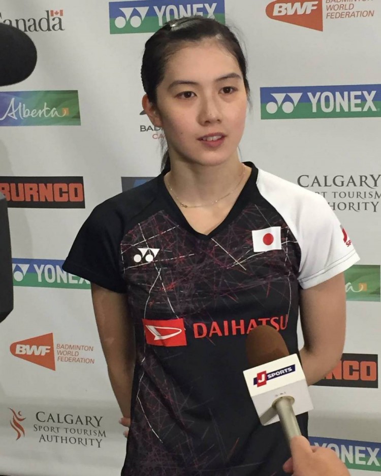 今日图集:日本女子羽毛球国手大堀彩