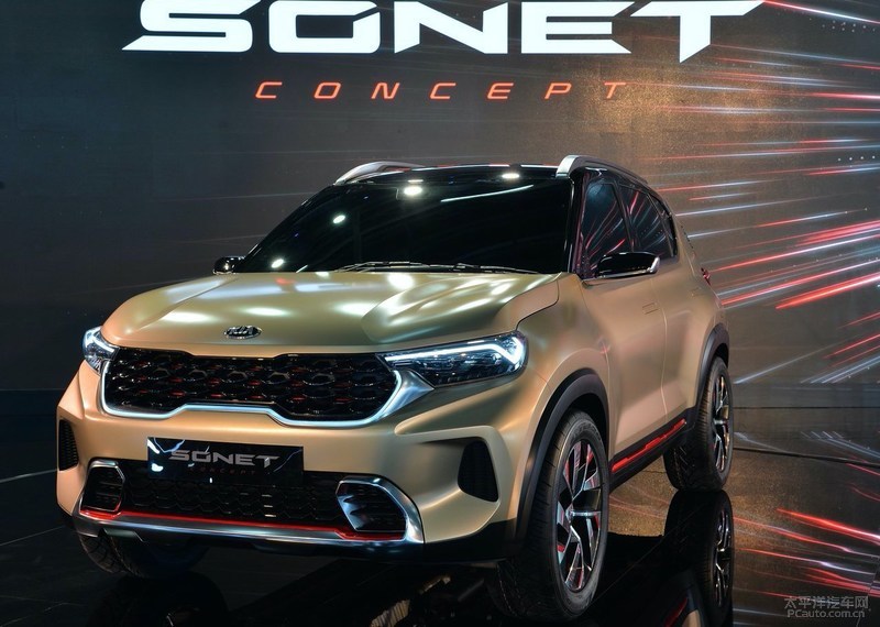 起亚全新SUV Sonet内饰渲染图 8月7日首发