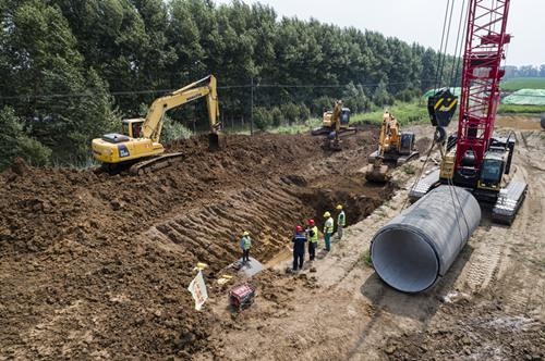 辽西北供水工程沈北段管线铺设完成过半 年底前具备通水条件