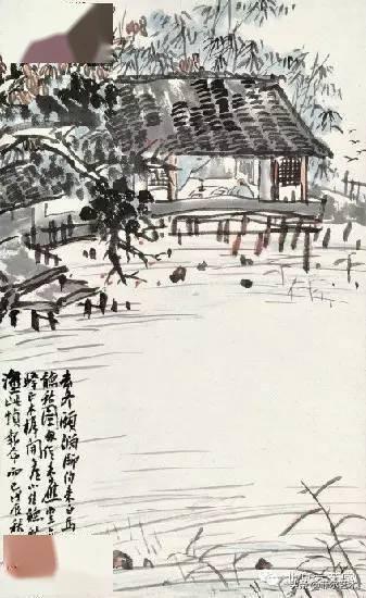 「国画欣赏」潘天寿山水画50幅,很少见
