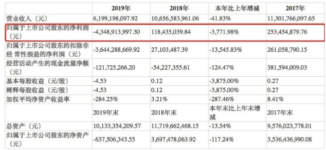 2019年年报截图