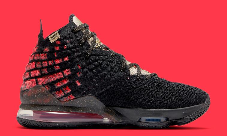 浓浓中国元素,耐克发布勒布朗17代"勇气"款照片