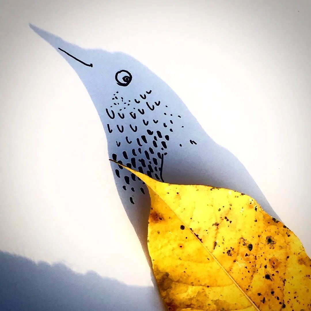 他几笔就把影子画成了精大人和孩子看完都直呼奇妙