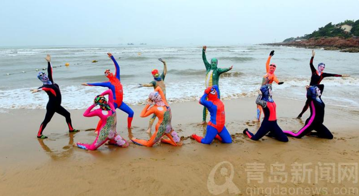 一浴又见"脸基尼" !这才是青岛夏天的标配啊!