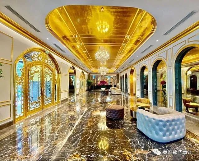 越南超土豪"黄金酒店"!从里到外全镀金,马桶都是金灿灿的!