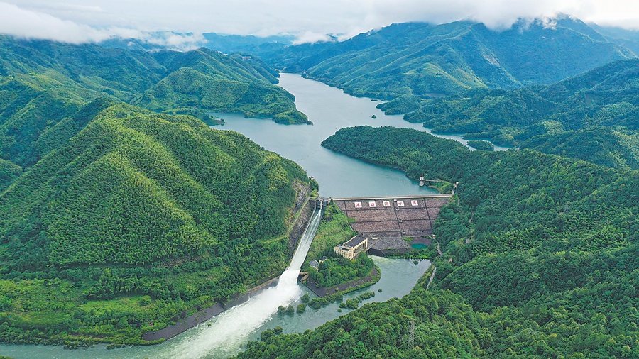 港口湾水库泄洪限水位