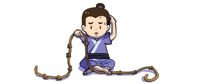 谁也不知道但是,事情总归是越来越多,结也会越来越多因此"结绳记事"