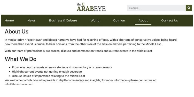 “阿拉伯之眼”网站