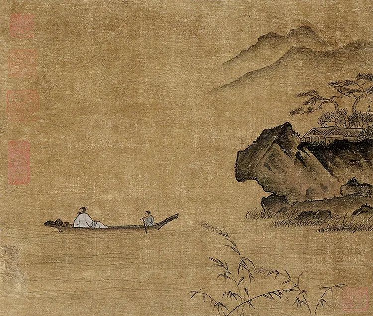 图片|《江上行舟》马远宋人的极简,是清雅古人云:"笔迹者,界也.