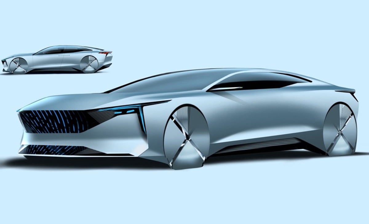 造型极具未来感 一汽奔腾全新概念车设计图曝光-新浪汽车